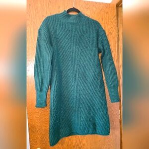 Forest Green knit dress